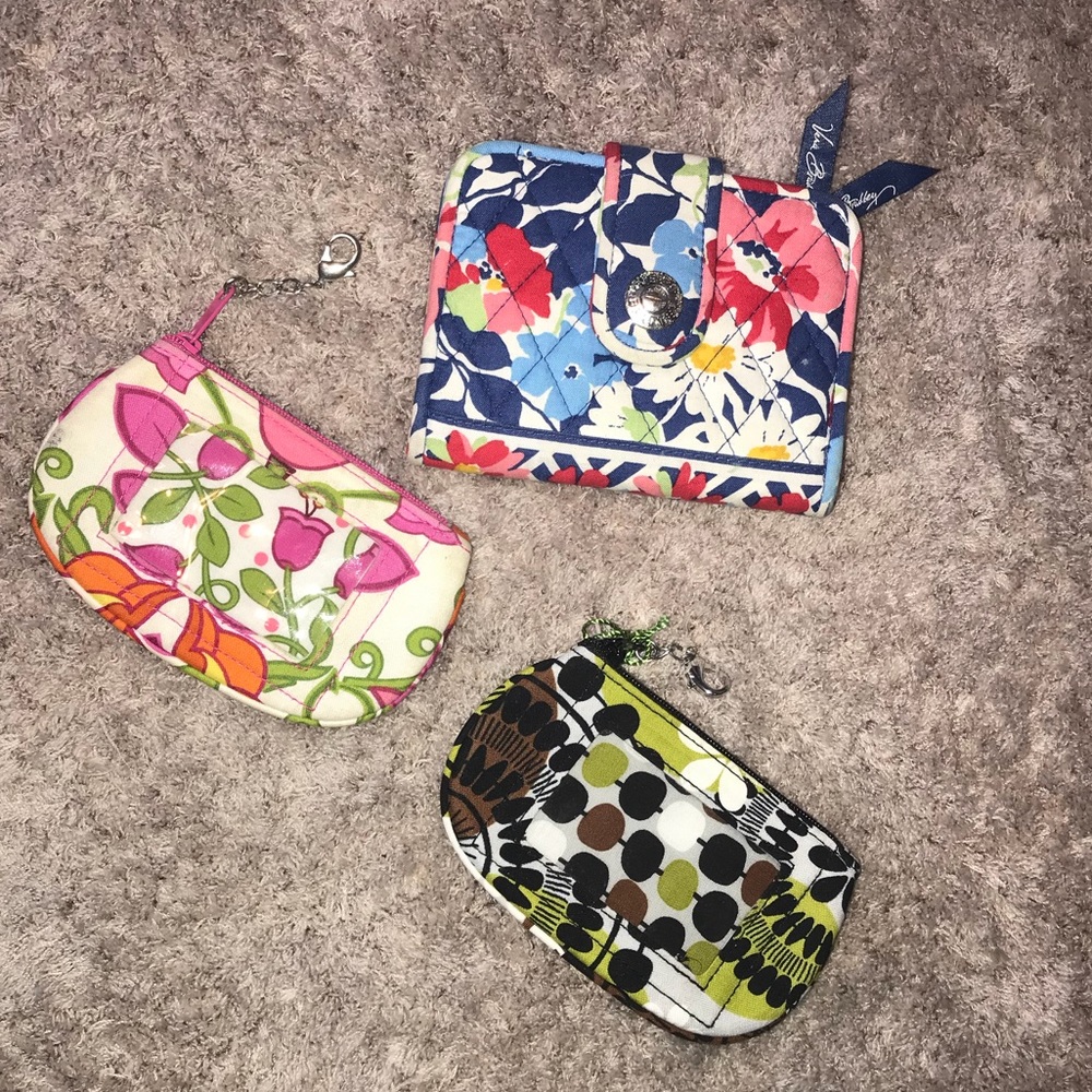 Vera Bradley wallet and ID and card holder bundle